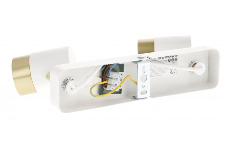 Decor plafondarmatuur ORIO aluminium 24,0x5,5x14,0 IP20 2*GU10 max. 50W rond wit. 1208963964