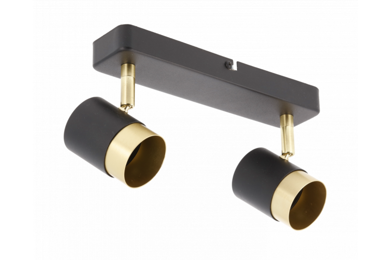 Decor Plafonska svetilka ORIO aluminij 24,0x5,5x14,0 IP20 2*GU10 max. 50W okrogla črna. 1208963965