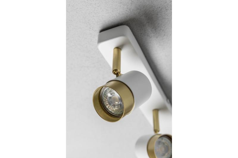 Decor Plafonska svetilka ORIO aluminij 43,0x5,5x14,0 IP20 3*GU10 max. 50W okrogla bela. 1208963966