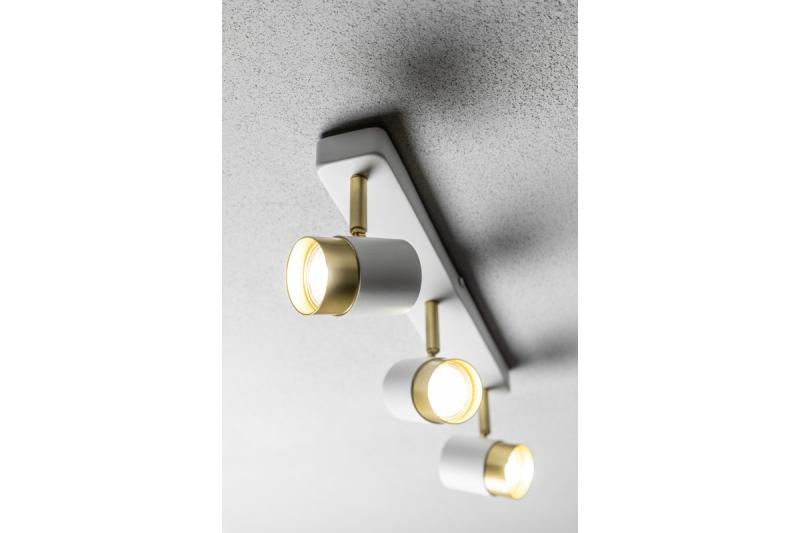 Decor Plafonska svetilka ORIO aluminij 43,0x5,5x14,0 IP20 3*GU10 max. 50W okrogla bela. 1208963966