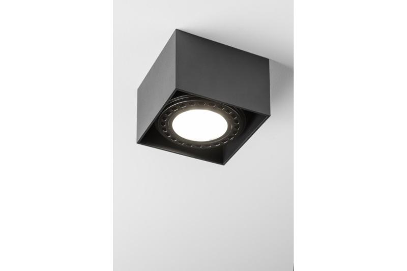 Decorlamp SAKURA plafondmontage alum. 120x120x85 IP20 ES111 GU10 kvadrat črna 1208963991