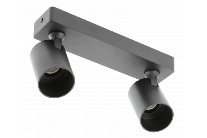 Svetilo za strop SANTO aluminij IP20 max. 20W*2 dvojno okroglo črno. 1208963997