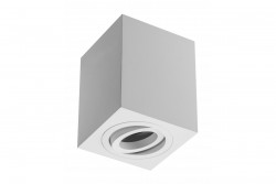 Decor Lamp površinsko nameščena SENSA aluminij 90x90x115 IP20 max 50W kvadratno belo ohišje. 1208964005