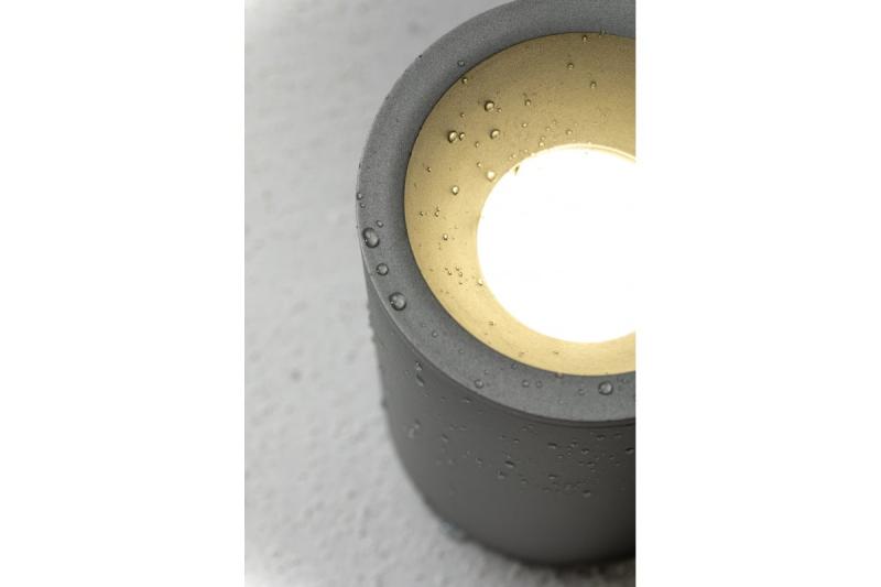 Decor SENSA AQUA stropna svetilka aluminij 85x115 IP54 max 50W krožna siva. 1208964008