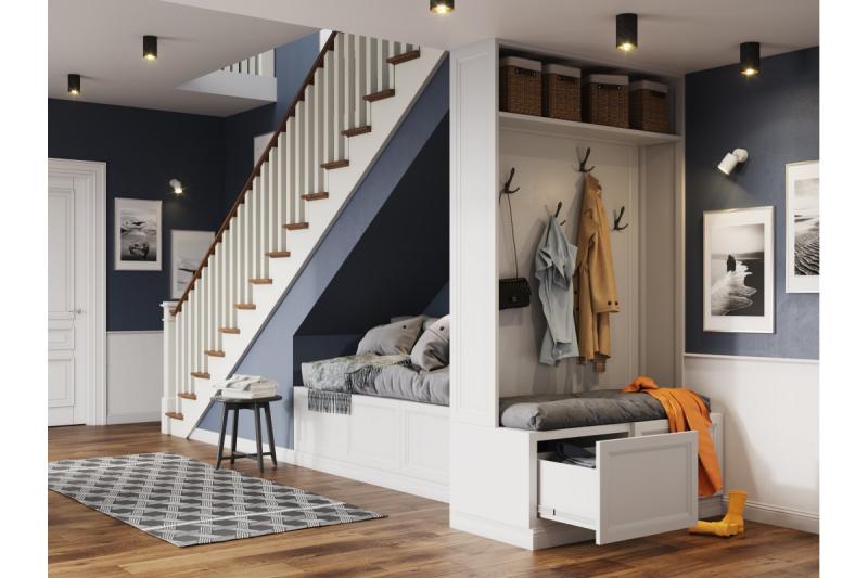 Decor Plafondarmatuur TENSA alum. 96x140 IP20 GU10 okrogel črn. 1208964018