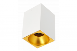 Decor plafondarmatuur TENSA alum. 90x90x140 IP20 GU10 kvadrat bela. 1208964021