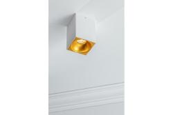 Decor plafondarmatuur TENSA alum. 90x90x140 IP20 GU10 kvadrat bela. 1208964021