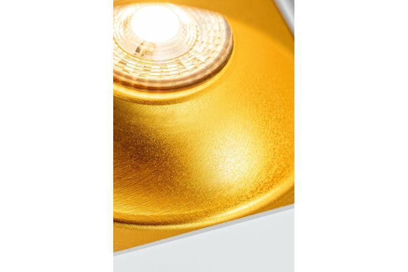 Decor plafondarmatuur TENSA alum. 90x90x140 IP20 GU10 kvadrat bela. 1208964021