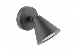 Decor Tuinarmatuur LUSTINO-D GU10 MAX.20W IP44 AC220-240V 50-60Hz stenska svetilka za spodnji del stene, grafit. 1208964032
