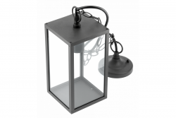 Decor Tuinarmatuur opgehangen VENTANA-H E27 MAX.20W IP54 AC220-240V 50-60Hz črna. 1208964047
