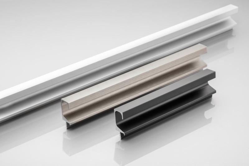 Neprekinjen profil ročaja iz aluminija C l=3500mm krtačeno jeklo 1208964054