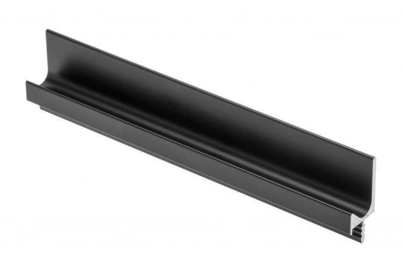 Neprekinjen profil ročaja iz aluminija L l=3500mm črna mat 1208964058