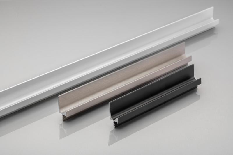 Neprekinjen profil ročaja iz aluminija L l=3500mm črna mat 1208964058