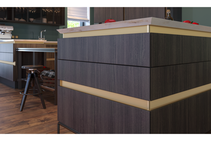 Notranji konektor VELLO profil C, barva aluminija, (10 kos/ope.) 1208964148