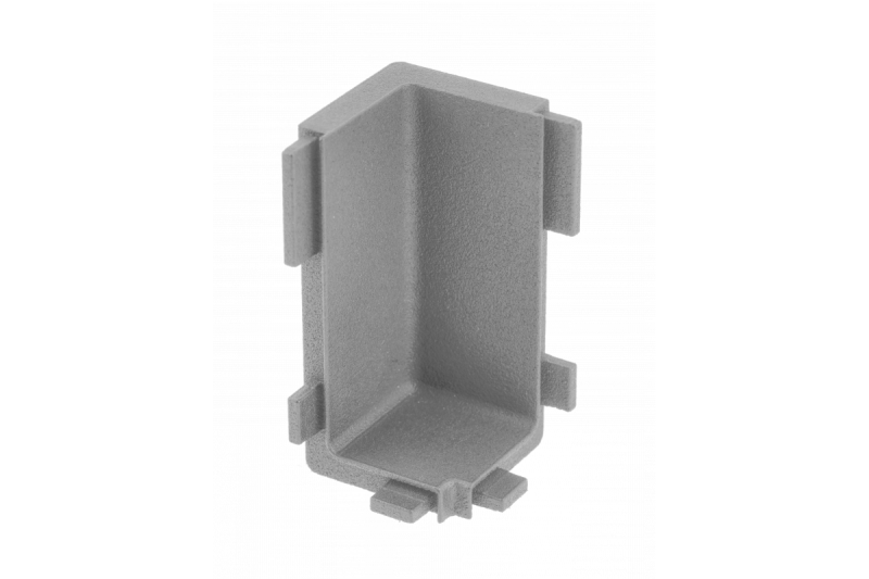 Notranji konektor VELLO profil L, inox, (10 kos./op.) 1208964159