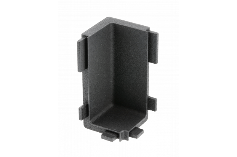 Notranji konektor VELLO L profil, črna, (10 kos/opr.) 1208964161