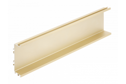 Aluminijasti profil VELLO brezročajni sistem z LED funkcijo, C, zlata, dolžina 4,1 m 1208964216