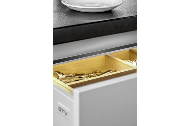 Aluminijasti profil, sistem brez ročajev VELLO z LED funkcijo, L, inox, dolžina 3 m 1208964218