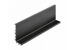 Aluminijasti profil, sistem brez ročajev VELLO z LED funkcijo, L, črna, dolžina 3 m 1208964220