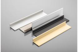 Aluminijasti profil, sistem brez ročajev VELLO z LED funkcijo, L, srebrn, L = 4,10 m 1208964221