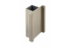 Aluminijasti profil, sistem brez ročajev VELLO, T obojestranski, inox, dolžina 3 m 1208964227