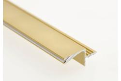 GTV VELLO profil, sistem brez ročaja, venec, L=3000 mm, 18 mm, Al, zlato 1208964241