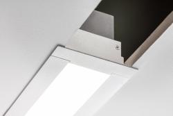 Decoratief kader voor inbouwmontage van LUNA armatuur 120 cm wit. 1208965298
