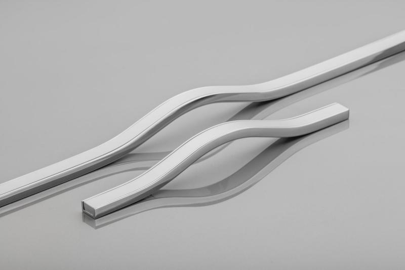 Aluminijasti ročaj DOPPIO C=416mm krom 1208965510