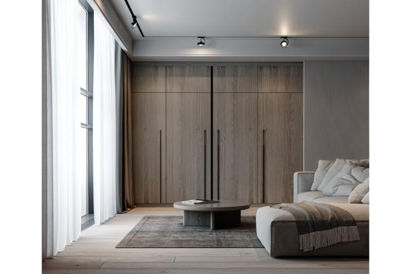 Aluminijasti ročaj EXTEND, L=1200 mm, bel 1208965511