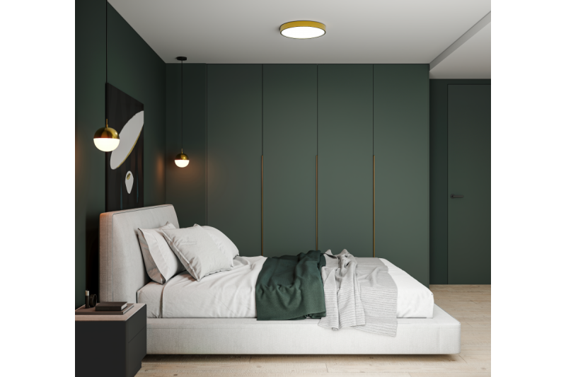 ALUMINIJSKI ROČAJ HEXA, L=1200 mm, čisto brušeno zlato 1208965517