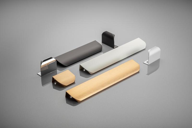 Aluminijasti ročaj HEXA C=192 mm svetlo brušeno zlato 1208965528