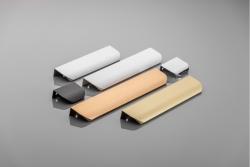 Aluminijasti ročaj HEXA C=32 mm brušeno zlato 1208965542
