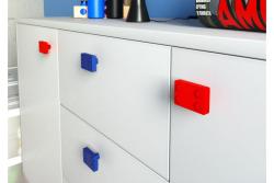 Gumijasti ročaj Block blue 1208965669