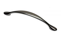 Ročaj Zamak CAMAIO C=128mm črna kromirana 1208965927
