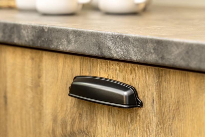 Ročaj Zamak EVER C = 128 mm črna mat 1208965993