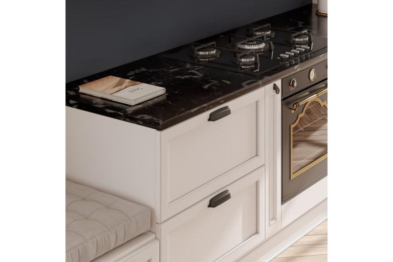 Ročaj Zamak EVER C = 128 mm črna mat 1208965993