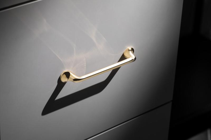 Nosilec FABRICIO C=128 mm medenina 1208965995