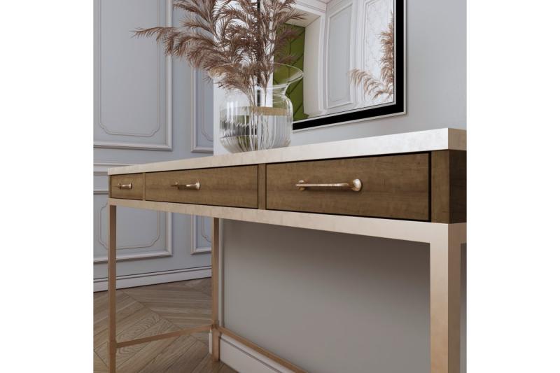 Nosilec FABRICIO C=128 mm medenina 1208965995