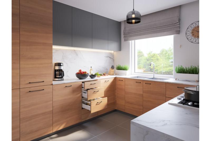 Fabricio C=192 mm črna mat 1208966000