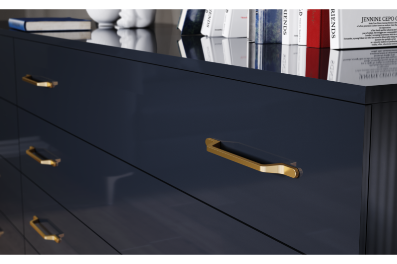 Nosilec FLAVIO C=192 mm inox - brušeno jeklo 1208966022