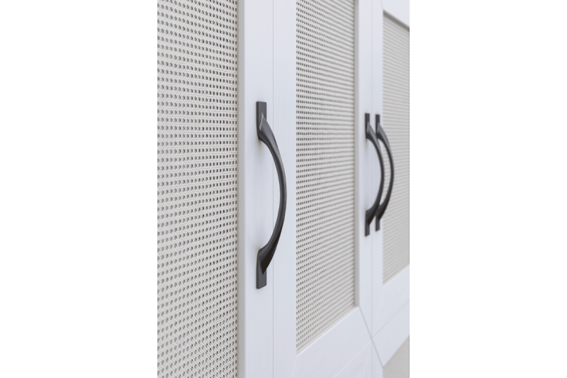 Ročaj Zamak FLOW C = 128 mm črna mat 1208966035