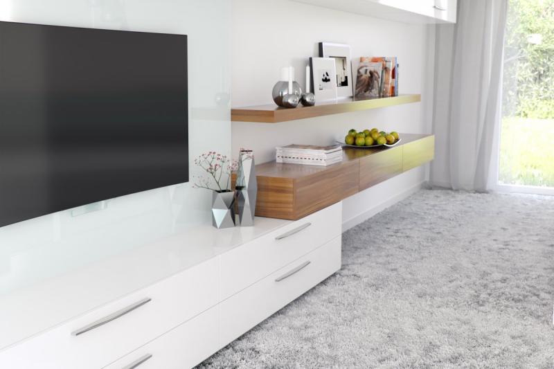 Zamak ročaj KATANIA C=320 mm črni krom 1208966095