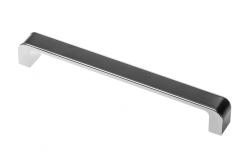 Ročaj Zamak MONA C=192 mm krom/črna 1208966131