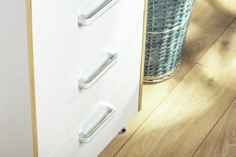 Ročaj Zamak MONA C=256 mm krom/bel 1208966132