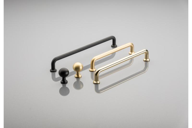 Ročaj Zamak NORD C = 160 mm črna mat 1208966149