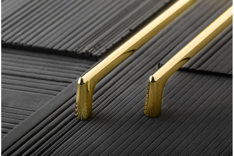 Ročaj Zamak OCTAVIO C = 128 mm sijoče zlato 1208966160