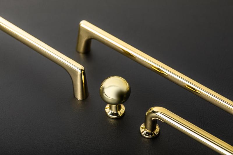 Ročaj Zamak OCTAVIO C = 192 mm bleščeče zlato 1208966170