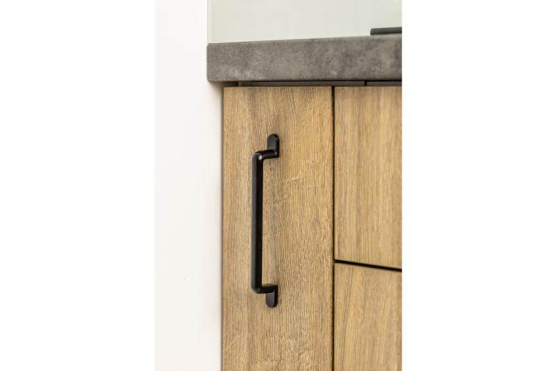 Ročaj Zamak OTTO C = 160 mm črna mat 1208966180