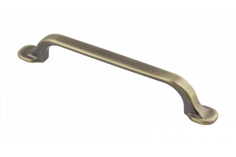 Ročaj Zamak RETRIS C = 128 mm, starinska medenina 1208966191