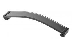 Ročaj Zamak ROSES C=256mm črno steklo + črne noge 1208966194